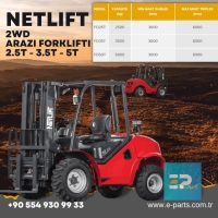 NETLİFT 2WD Arazi Forklifti 2.5t - 3.5t - 5t